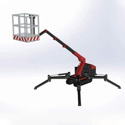 Cesto aéreo de projeção ou içamento